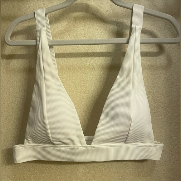 Shein Ribbed V Neck Bikini Top - Picture 2 of 4